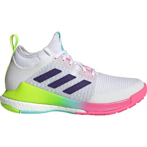 adidas damen crazyflight bounce 2 volleyballschuhe blanc vert turquoise|adidas crazy flight volleyball.